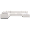 Commix Down Filled Overstuffed 7 Piece Sectional Sofa Set