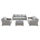 Conway Sunbrella� Outdoor Patio Wicker Rattan 4-Piece Furniture Set