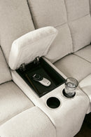 Orlen Reclining Loveseat with Console - Michael's Discount Furniture