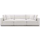 Commix Down Filled Overstuffed 3 Piece Sectional Sofa Set