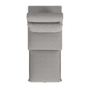 Pluto Chair with kidney pillow, Klik Klak and Pop up in Coronado Grey