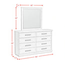Avalanche Storage Bedroom Set in Antique White