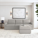 Flex Sofa with Standard Arm and Ottoman - Michael's Discount Furniture