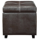 Treasure Upholstered Vinyl Ottoman