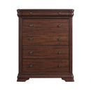 Phillipe 5-Drawer Chest in Cherry