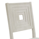 Avalanche Standard Height Dining Set in Antique White-Table and Four Chairs