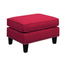 Erica 497 Ottoman W/Chrome Nail (ISTA 3)