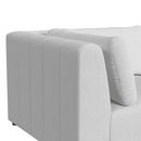 Zandara 7PC Modular Set in Olefin Beige with Pillows