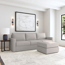 Flex Sofa with Standard Arm and Ottoman - Michael's Discount Furniture