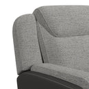 Hornet 3PC Living Room Set in Rancho Grey-Sofa, Loveseat & Recliner