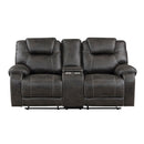 8560PM-2 - Double Reclining Love Seat with Center Console - Michael's Discount Furniture
