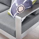 Shore Outdoor Patio Aluminum Sofa