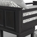 Hampton Kids Over Loft with Ladder and Desk with Speaker Bedroom Set