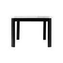 Francesca White Marble Standard Height Dining Table