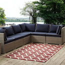 Cerelia Moroccan Trellis 8x10 Indoor and Outdoor Area Rug