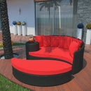 Taiji Outdoor Patio Wicker Daybed