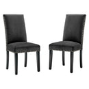 Parcel Performance Velvet Dining Side Chairs - Set of 2