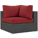 Sojourn 10 Piece Outdoor Patio Sunbrella� Sectional Set