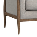 Comet Accent Chair in Laurance Light Grey
