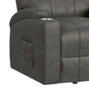 Kenmore P1 Lift Chair with Heat Massage in Simba DK Grey