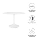Lippa 47" Round Wood Top Dining Table