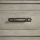 Farmington Dresser and Mirror Set in Medium Brown and Washed Stone