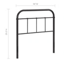 Serena Twin Steel Headboard
