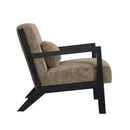 Marina Chair with Kidney Pillow and Brushed Espresso Finish