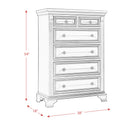 Calloway Chest Antique White Color