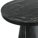 Bellini Round Occasional End Table Complete in Grey