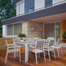 Maine 9 Piece Outdoor Patio Dining Set
