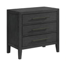 Versailles Contemporary 3-Drawer Nightstand