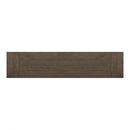 Yellowstone Dining Bench with Metal Bar cross in Medium Brown