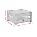 Wagner 2PC Occasional Table Set in Cherry-Square Lift-Top Coffee Table & End Table