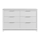 Denmark 6-Drawer Dresser in White