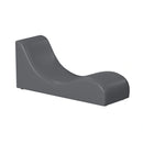 Valari Lounge Chair in Grey PU