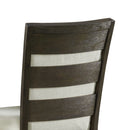 Grady 6PC Dining Set (72" Table + 4 Chairs + Bench) in Brown