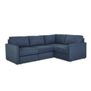 Flex 4-Seat Sectional with Narrow Arms - Michael's Discount Furniture