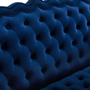 Viola Chesterfield Button Tufted Loveseat Performance Velvet Settee