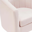 Prospect Channel Tufted Performance Velvet Armchair