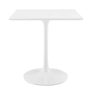 Lippa 28" Square Wood Top Dining Table