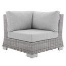 Conway Sunbrella� Outdoor Patio Wicker Rattan Corner Chair