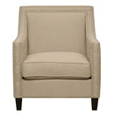 Erica 497 Chair W/Chrome Nails Heirloom Natural (ISTA 3)