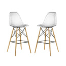 Pyramid Dining Side Bar Stool Set of 2