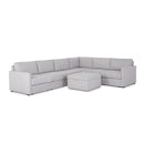 Flex 6-Seat Sectional with Narrow Arm and Storage Ottoman - 5000003377 - Michael's Discount Furniture