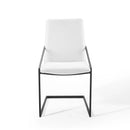Pitch Dining Armchair Upholstered Fabric Set of 2