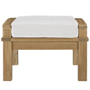 Marina Outdoor Patio Teak Ottoman