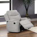 Motion Glider Recliner w/Storage Arm