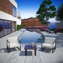 Fortuna 3 Piece Outdoor Patio Sectional Sofa Set