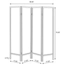 Haidera Four-Panel Room Divider - Michael's Discount Furniture